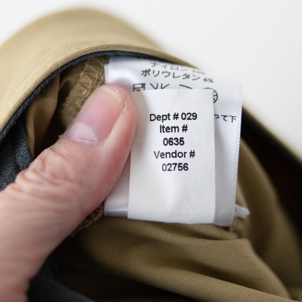 Eddie Bauer Ascend Pants Mens 32x30 Tan Hiking Outdoors Gorpcore Hiking Cargo - Picture 12 of 12
